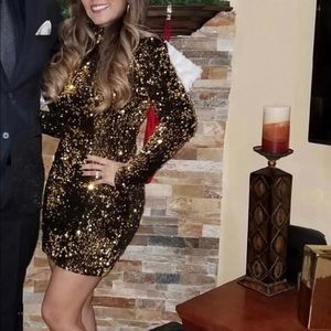 Rehab sequin dress like new